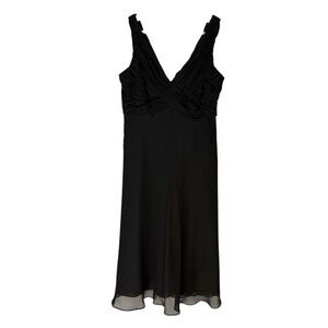 Jones Wear Dress Elegant Black Sleeveless Size 10